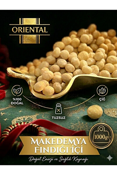 Oriental Makedemya Fındığı içi - Tuzsuz - Çiğ - 1 kg