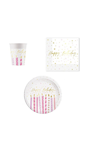Procos Set 36 accesorii pentru petrecerea copiilor, Birthday Candles