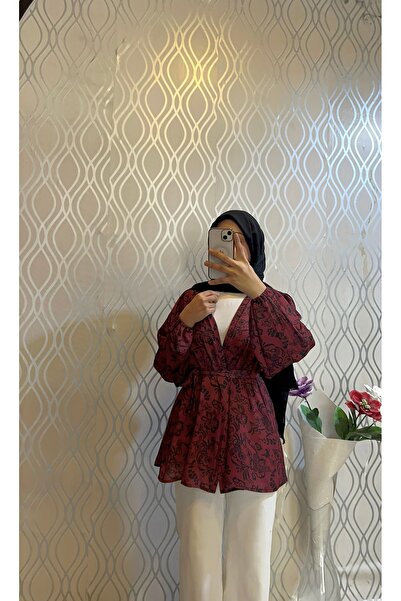 DİLEKBUTİK Desenli yazlık kimono