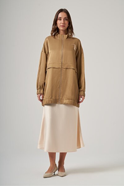 Nuss 6043 Taş İşlemeli Bomber Kap – Bal Köpüğü