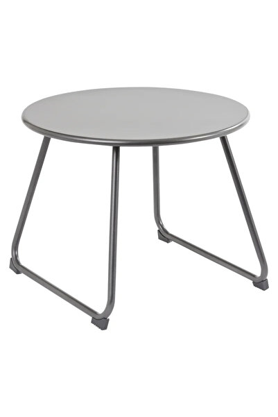 Naterial Χαμηλό τραπέζι κήπου Timea, ατσάλι, 48 x 48 x 37 cm, γκρι