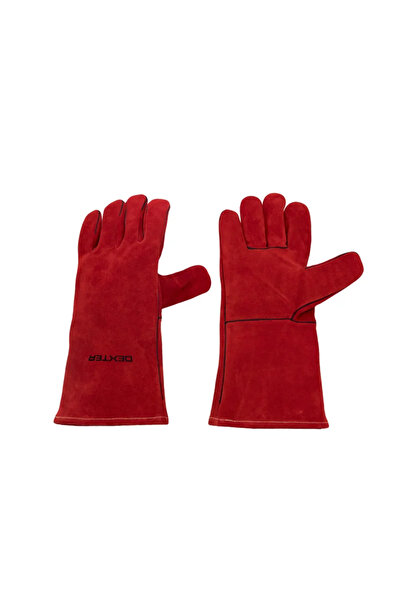 Dexter Γάντια συγκόλλησης, Dexter, Δέρμα + Πολυεστέρας, μέγεθος 9 (L), κόκκινα