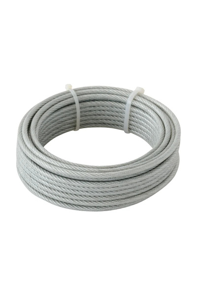 STANDERS Cablu otel zincat cu invelis PVC Standers, Ø 2.9 mm - Ø 4 mm, 10 met...