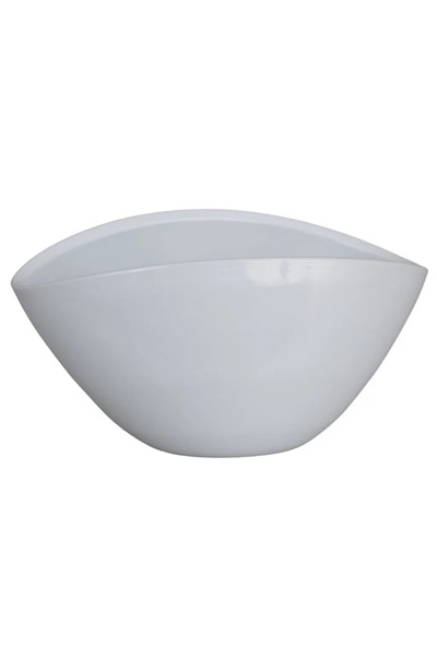 OEM Ceramic pot, 21 x 21 cm, white