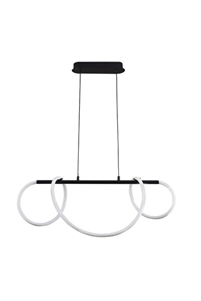 OEM Κρεμαστό φωτιστικό LED Emma, ​​38 W, ουδέτερο λευκό, 4000K, 4450lm, μαύρο