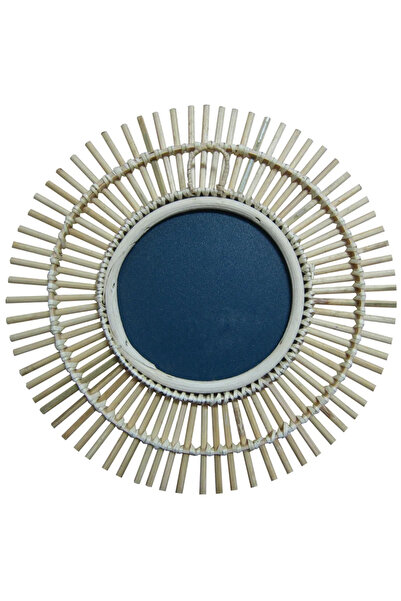 Inspire Bamboo decorative mirror, 30 x 30 cm, wooden frame, natural