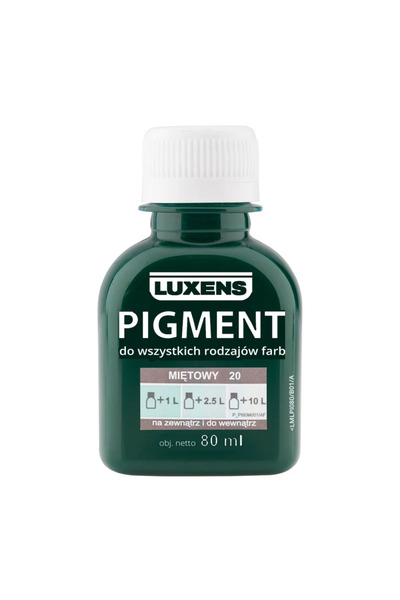 Luxens Pigment verde menta 21, 80 ml, interior/exterior