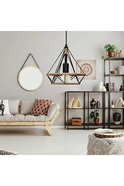 OEM Broxton pendant lamp, 1 x E27, beige