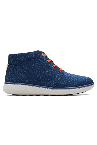 CLARKS Ghete de damă - Step Move Hi - mărime 40 - Bleumarin Textil - Cushion ...