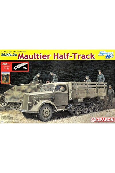 Dragon 6761 1/35 Scale, Opel Maultier Semi-Track German Truck, Plastic Model Kit
