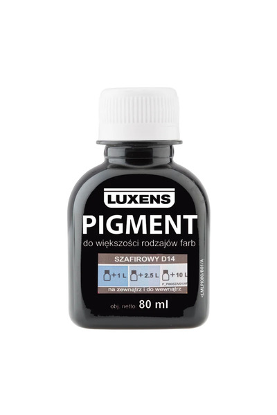 Luxens Μπλε χρωστική ζαφειριού 14, 80 ml, εσωτερική/εξωτερική χρήση