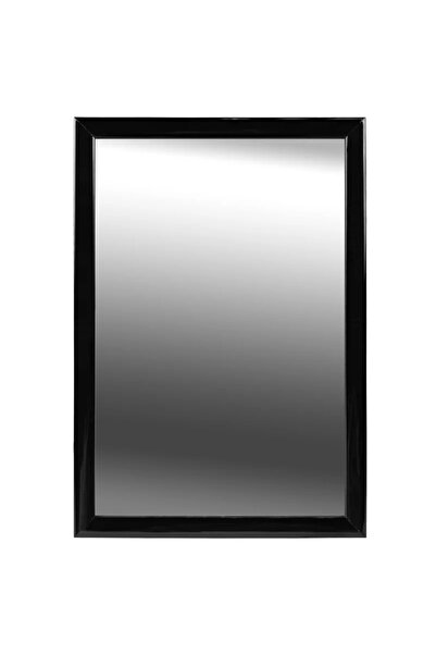 OEM Декоративно огледало Лила, 16 x 16 см, пластмасова рамка, черно