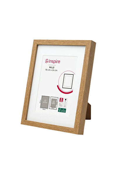 Inspire Rama foto Milo, 18 x 24 cm, stejar