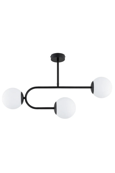 OEM Πολυέλαιος Stellar, 3 x E14, D78cm, ασπρόμαυρος