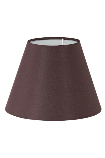 OEM Abajur textil Vintage, E14/E27, D 20 cm, H 14.5 cm, maro