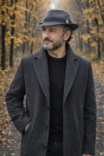 kuru Men's Felt Trilby Fedora Hat