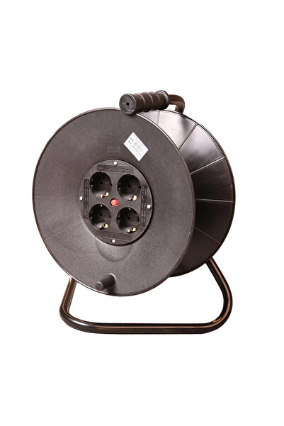 OEM Ρελέ τύμπανο, IP20, 4 πρίζες, χωρίς καλώδιο, μαύρο