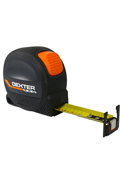 Dexter Pro tape measure, magnetic, self-locking, metal, bimaterial housing, L...