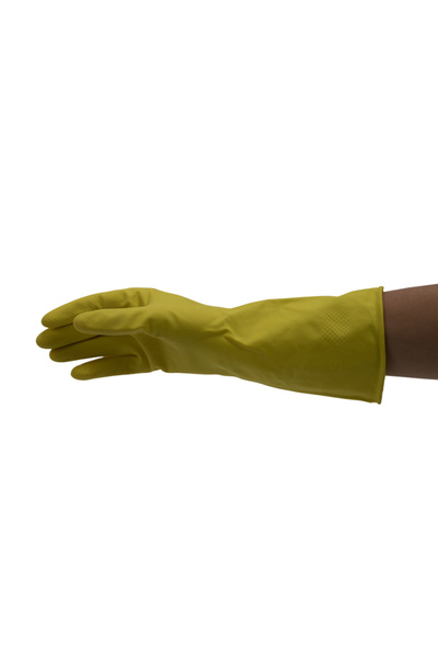 Dexter Dexter protective gloves, latex, size 7 meters, yellow