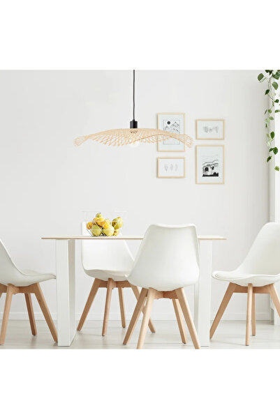 Inspire Κρεμαστό φωτιστικό Pizzi, 1 x E27, 40W, Μπαμπού