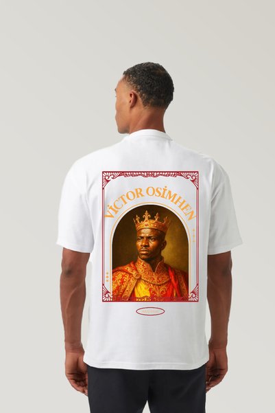 huuq wear Unisex Osimhen Sultan T-Shirt 100% Cotton