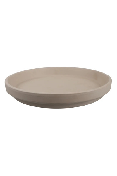 OEM Πιάτο από βασάλτη, τερακότα, Ø 16 cm, ανοιχτό γκρι