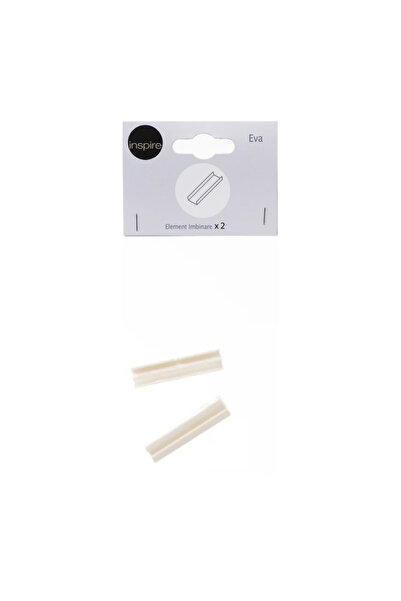 Inspire Σετ 2 στοιχείων σύνδεσης για ράγα PVC Eva, λευκό