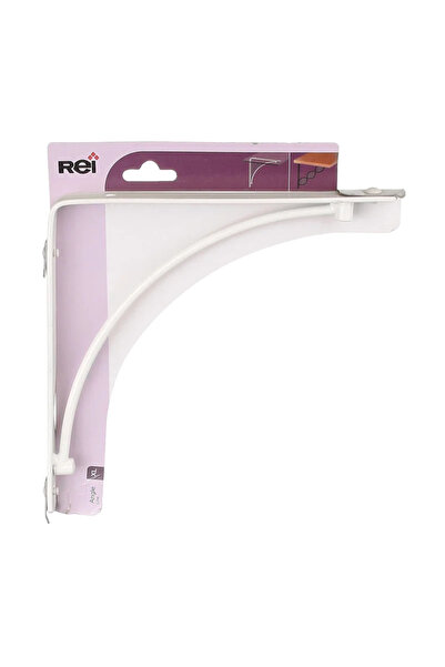 OEM Подпора за рафтове, полукръгъл модел, 200 мм, бяла