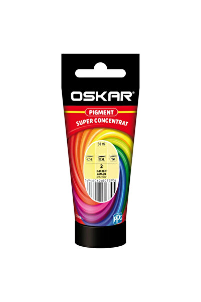 OEM Χρωστική Oskar λεμονί κίτρινο, 30 ml, εσωτερική/εξωτερική