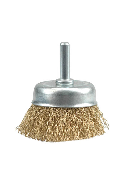 OEM Vorel wire brush, with rod, steel, for grinder, 50 mm