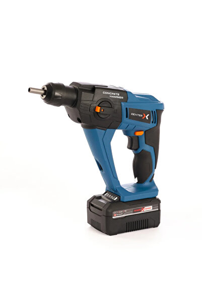 Dexter Ciocan rotopercutor Dexter, pe acumulator, 18 V, 4 Ah, 1.2 J, 1 acumul...