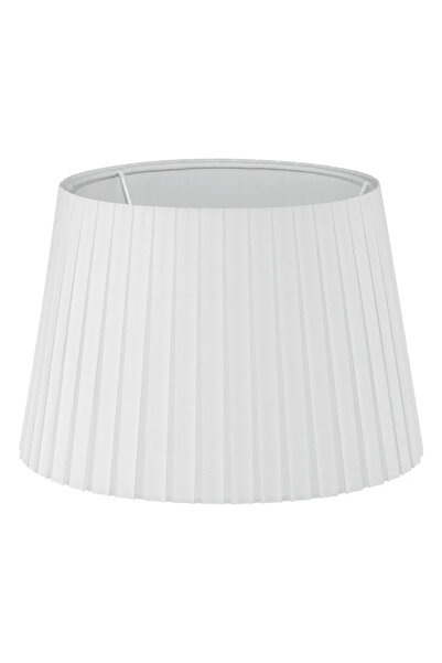 OEM Υφασμάτινο καπέλο αμπαζούρ, D 24,5 cm, vintage, λευκό