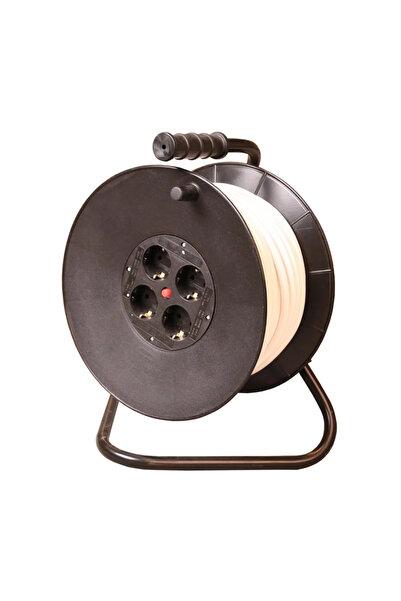 OEM Tambur Relee, IP20, 4 έπαθλο, 3 x 2,5 mmp, 3500 W, 40 μέτρα, negru