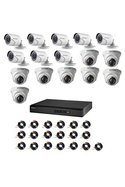 Hikvision Hikvision 16-camera surveillance camera kit with 16-channel digital...