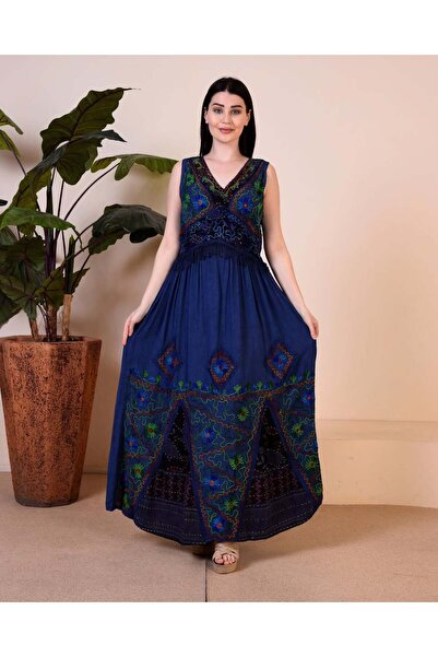 Fibula Authentic and Bohemian Embroidered Cotton Percent Standard Size Import...