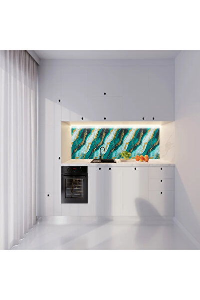 OEM Διακοσμητικό ρολό πάνελ, 0,6 x 2,5 μέτρα, χρυσό/πράσινο