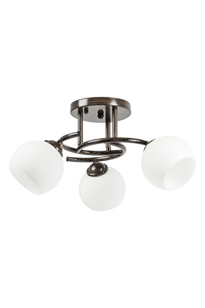 OEM Полилей Рамона, 3 x E27, 60 W, венге/бяло