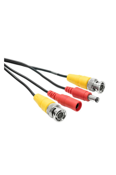 OEM Cablu coaxial video, alimentare PNI CCTV, 4 x 0.22 mm², 30 metri, negru