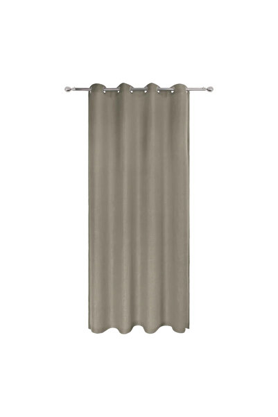 Inspire Drapery Curtain 140 x 280 centimeters, Lenaya, with rings, beige