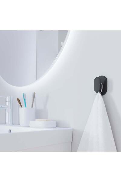 sensea Cuier baie, pentru prosop, Easy, 1 agatatoare, din otel, fixare cu lip...