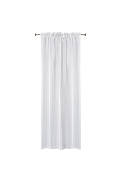 OEM Curtain 140 x 260 centimeters Elisa, with drapery, white