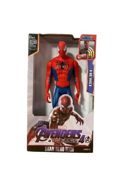 SPIDERMAN Spider-Man Figure, Avengers, with Sounds, Red-Blue, 35cm