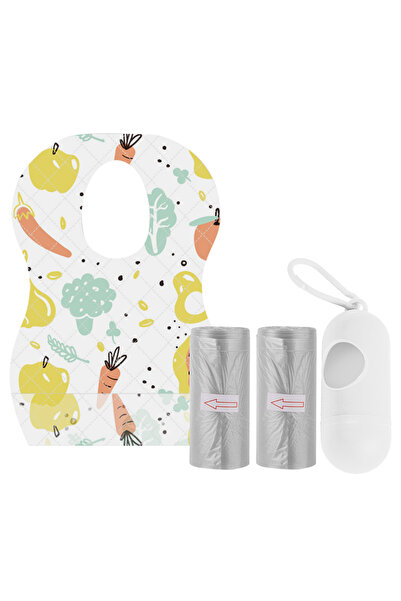 STAR BABiES Disposable Bibs Fruits Print 5pcs w/ Scented Bag 2pcs & Dispenser...