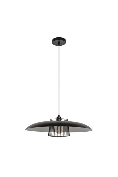 Inspire Μενταγιόν Sitio, 1 x E27, D 58 cm, μαύρο