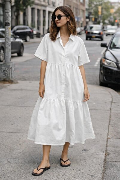 NEW STATION Remoda maxi Shirt Dress