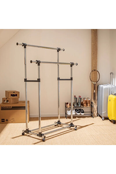 OEM Ράφι παπουτσιών με 2 ράφια, κατασκευασμένο από μέταλλο και πλαστικό, 35 x...