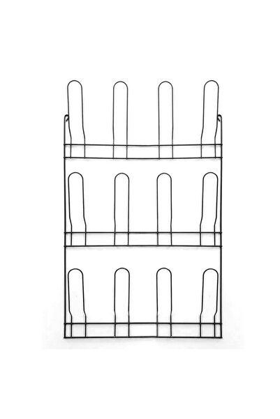 Spaceo Οργανωτής παπουτσιών Paris 0, 44,5 x 6,5 x 71,8 cm, κρεμαστός, μαύρος