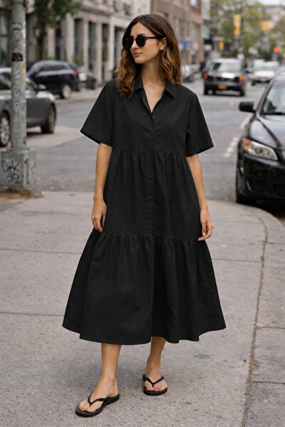 NEW STATION Remoda maxi Shirt Dress