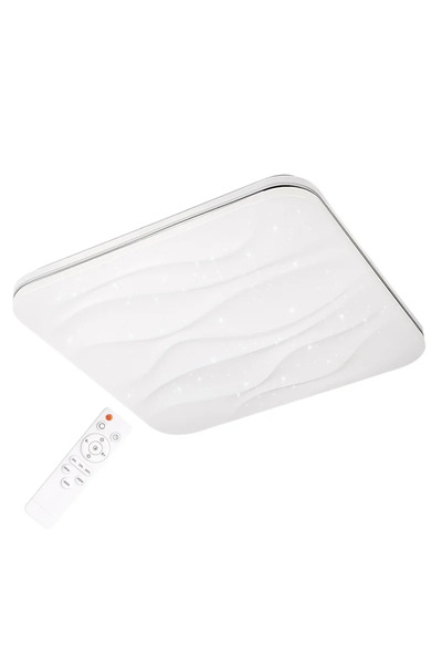 OEM Φωτιστικό οροφής LED Desert, 43x43 cm, ρυθμιζόμενο, CCT, με τηλεχειριστήρ...