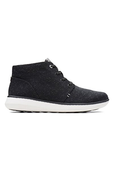 CLARKS Ghete damă - Step Move Hi - mărime 36 - Negru Textil - Branț Cushion S...